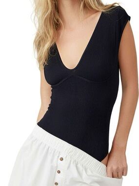 Free People Meg Rib Bodysuit